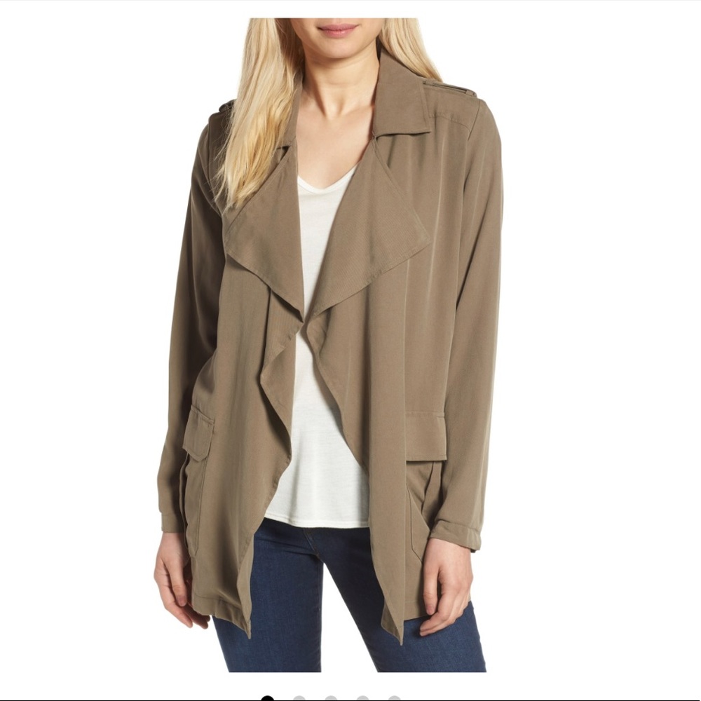 Trouvé drape front military jacket sz XS NWT